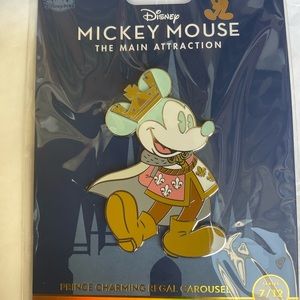 Disney Mickey Mouse Main Attraction series pin 7/12 PRINCE CHARMING CAROUSEL